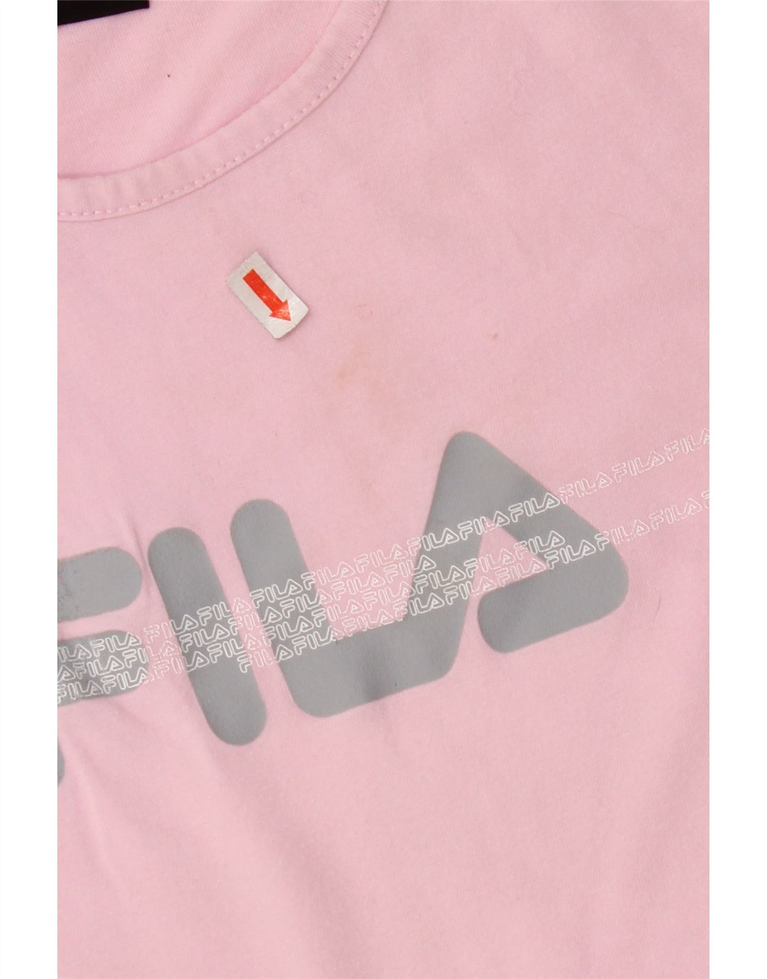 FILA T-shirt court graphique pour femme UK 10 Small Rose