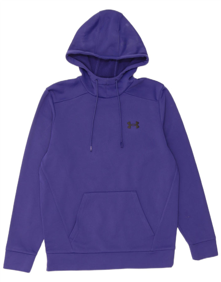 UNDER ARMOUR Pull à capuche coupe décontractée pour homme, petit, violet, polyester