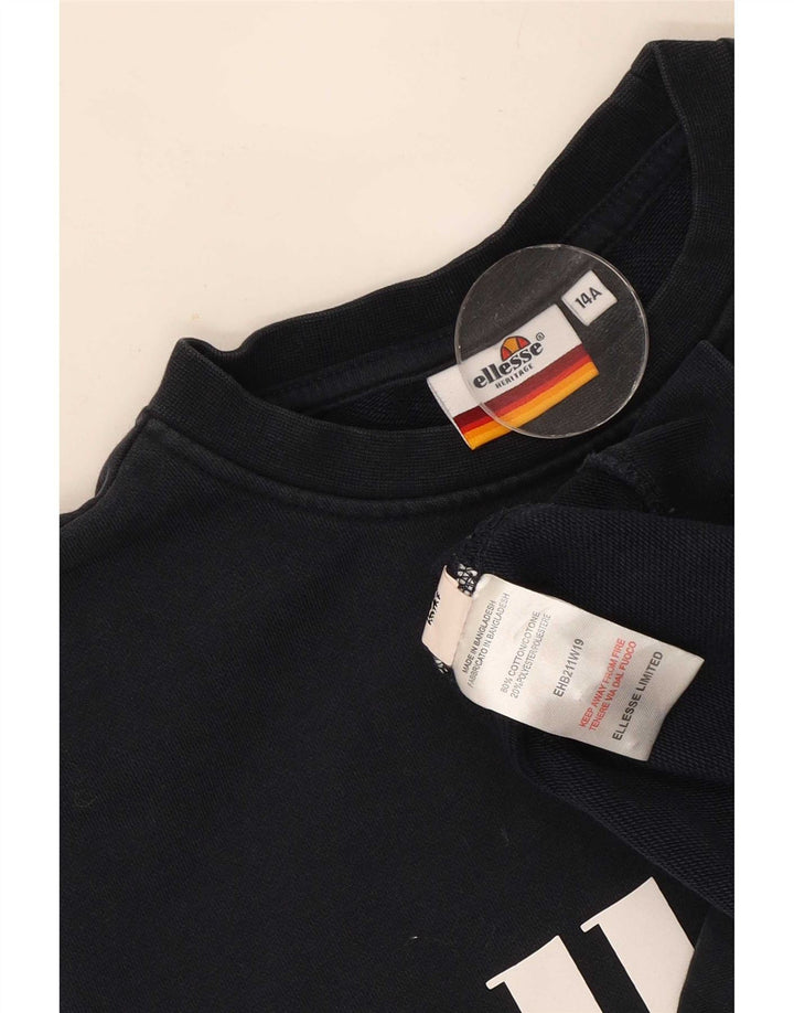 Pull Ellesse Heritage Graphic Sweatshirt Garçon 13-14 ans Bleu Marine