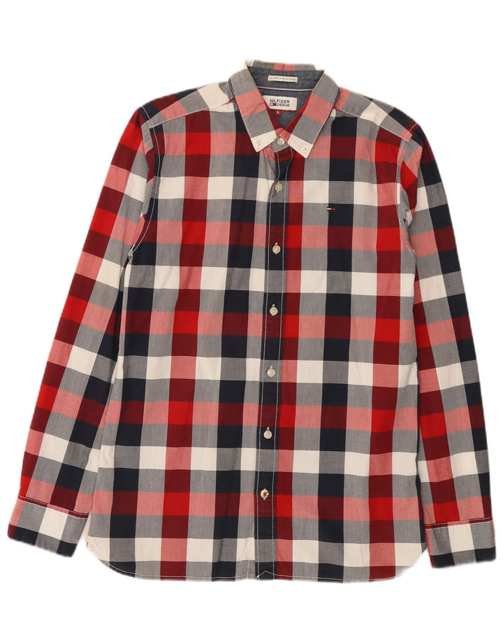 Tommy Hilfiger Chemise Homme Petit Carreau Multicolore Coton