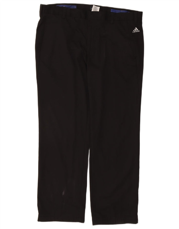Adidas Pantalon Chino Droit Homme W38 L29 Noir Polyester