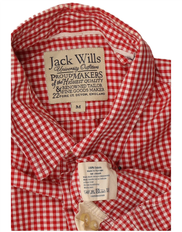 Jack Wills Chemise homme en coton vichy rouge moyen
