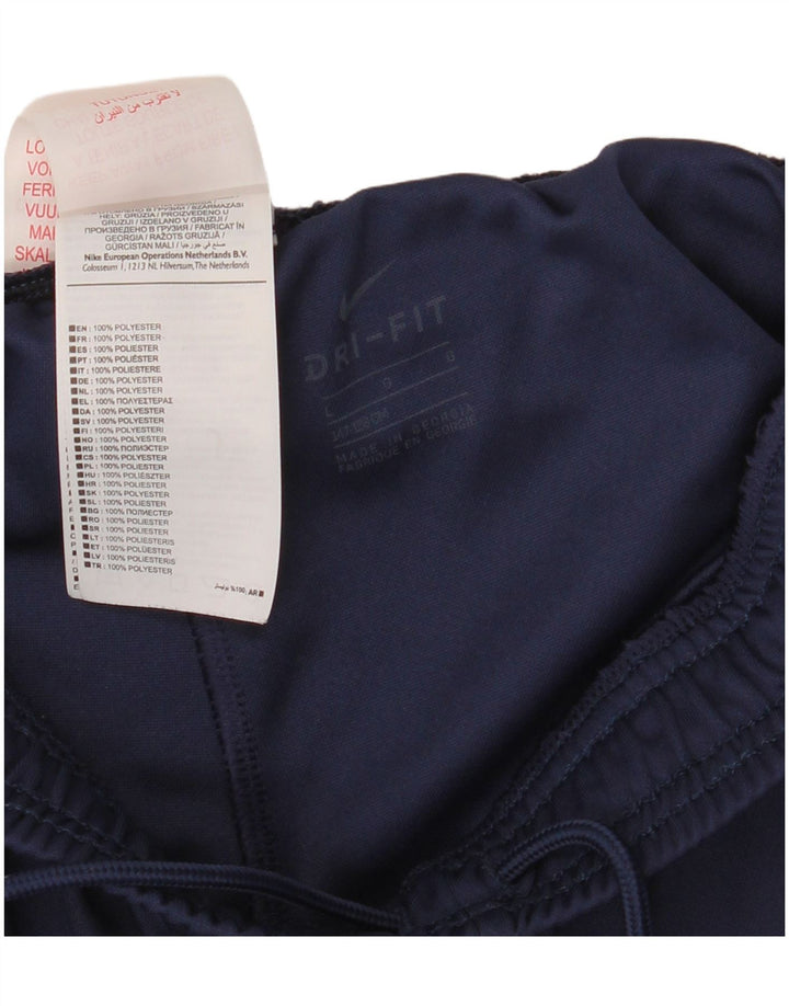 NIKE Short de sport Dri Fit pour garçon 12-13 ans Grand bleu marine Polyester