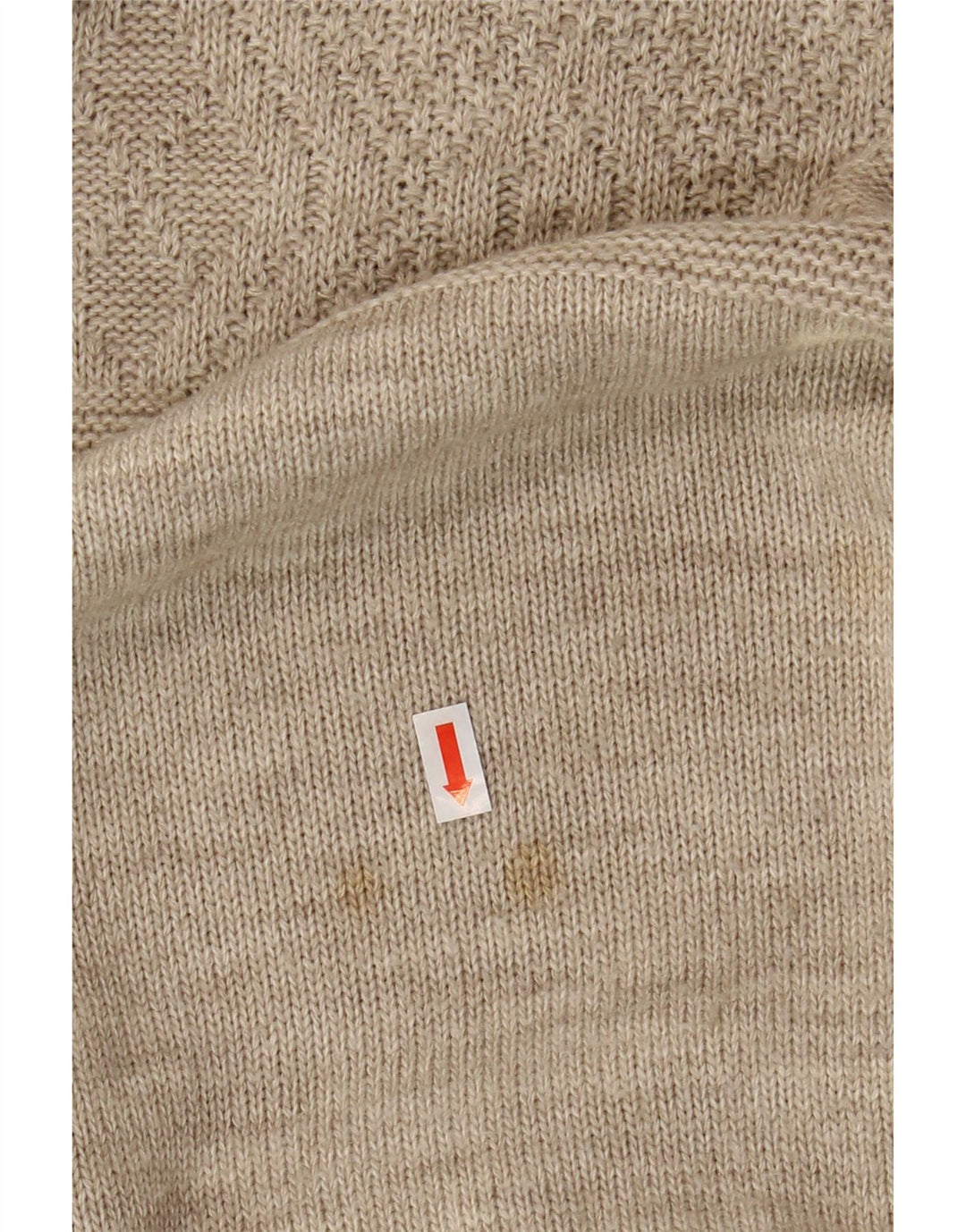 Marks & Spencer Pull Col Ras du Cou Homme Acrylique Beige Moyen