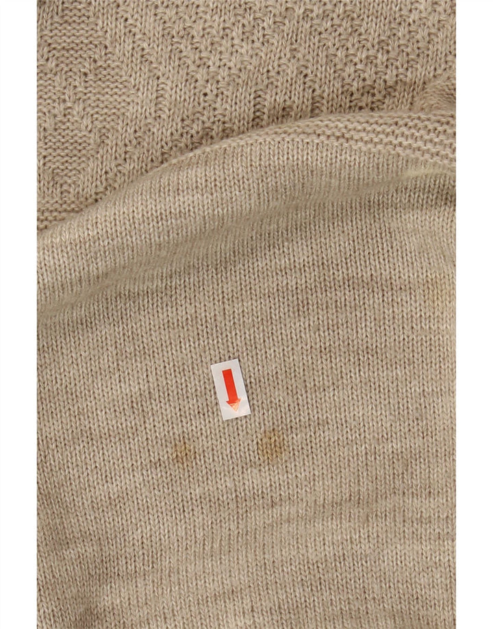 Marks & Spencer Pull Col Ras du Cou Homme Acrylique Beige Moyen