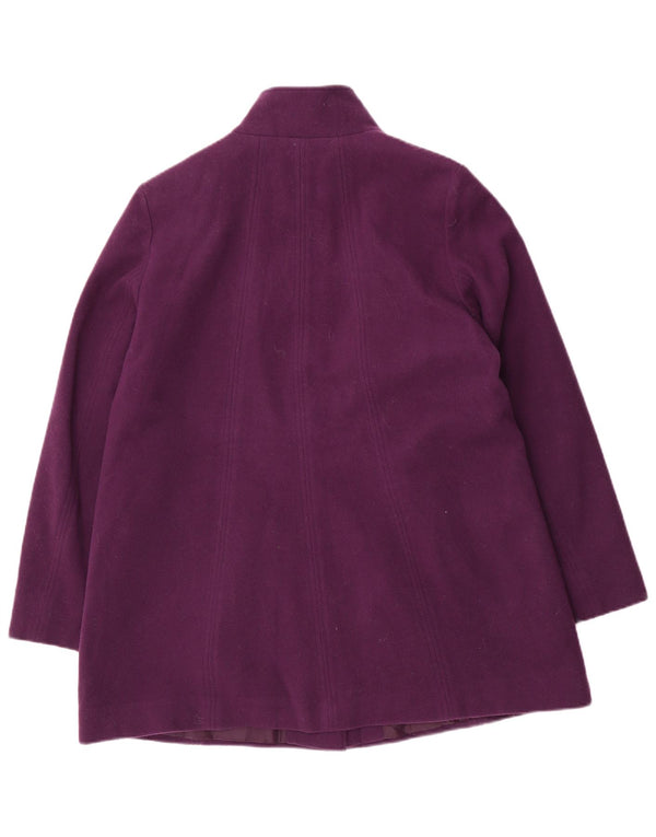 Marks & Spencer Manteau pour femme UK 14 Grande laine violette