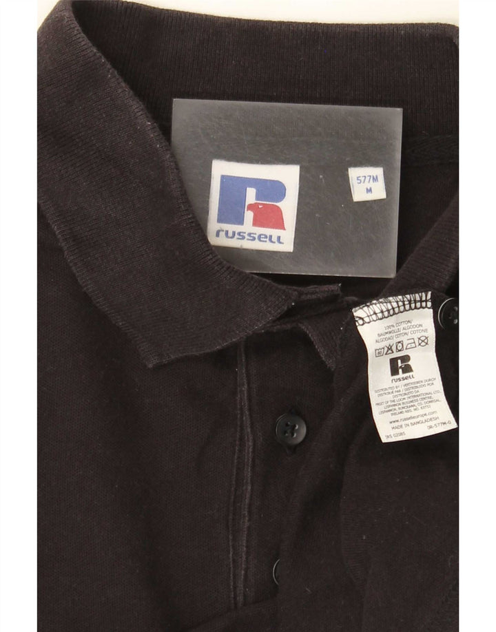Russell Athletic Polo Homme Coton Noir Moyen