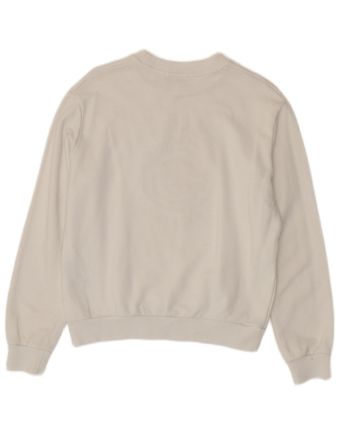 Gaelle Sweat-shirt surdimensionné graphique pour femme UK 10 Petit coton blanc