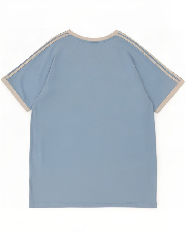 Adidas T-Shirt Homme Top XL Bleu Coton