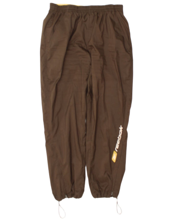 Reebok Pantalon de Survêtement Graphic Homme Joggers Small Marron Polyester