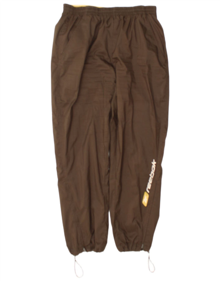 Reebok Pantalon de Survêtement Graphic Homme Joggers Small Marron Polyester