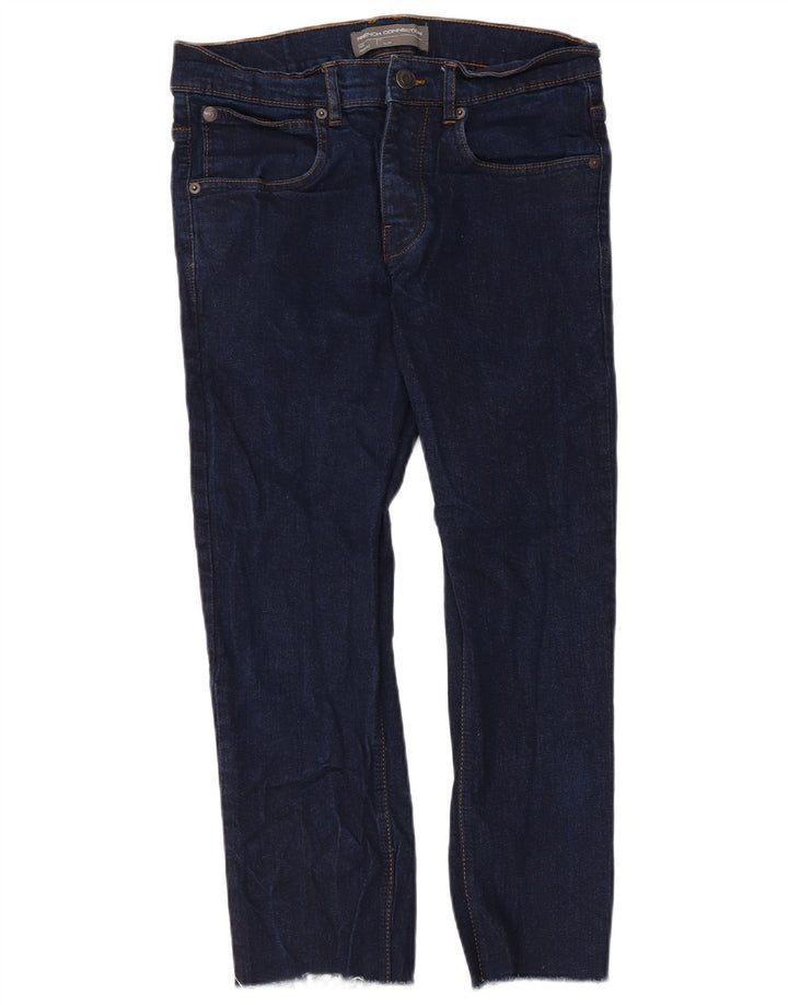 French Connection Jean Slim Homme W32 L24 Bleu Marine Coton