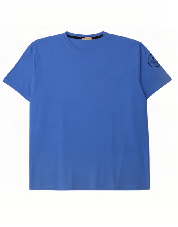 Camel Active T-Shirt Homme Top 3XL Bleu Coton