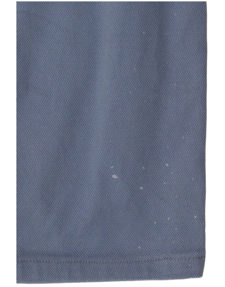 Zara Pantalon Chino Droit Homme EU 40 Medium W31 L30 Bleu