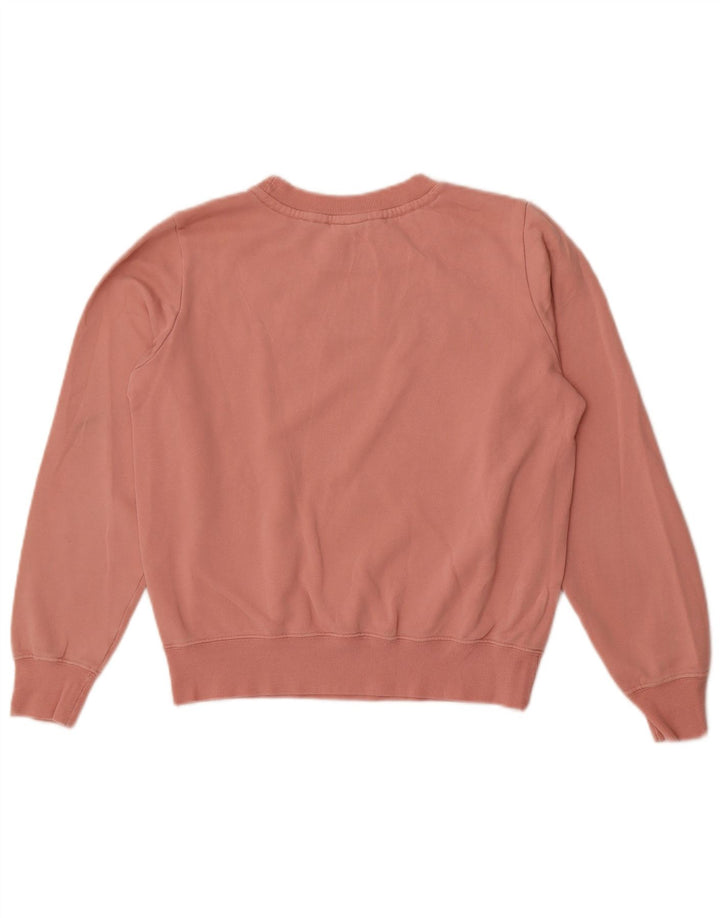 Champion Sweat-shirt oversize Crop Graphic pour femme UK 10 Petit Rose