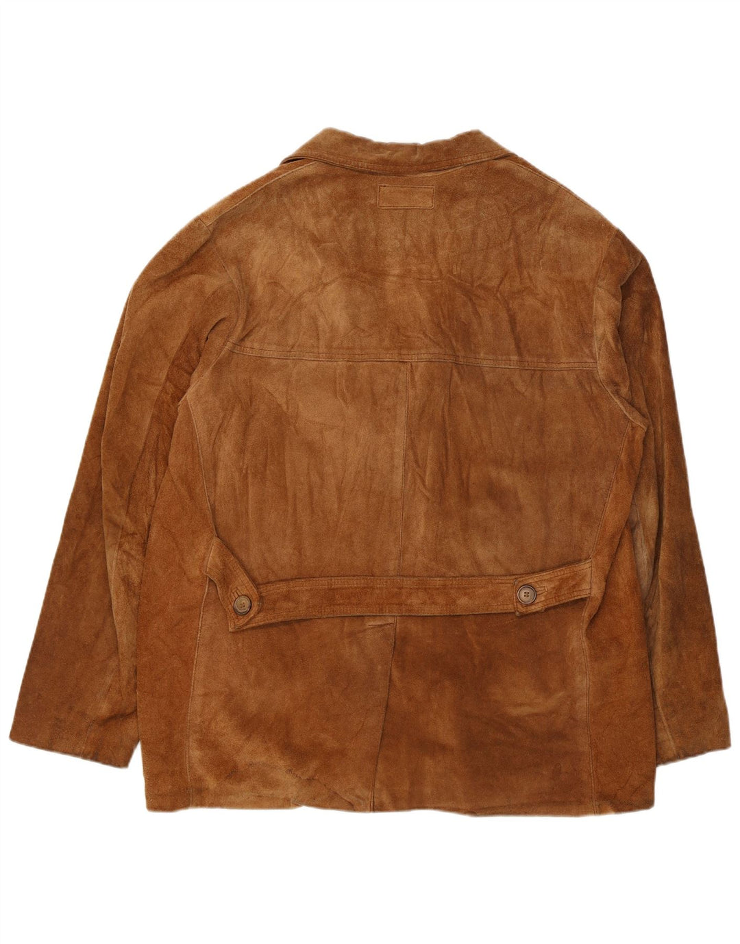 Marlboro Classics Veste en daim pour homme UK 40 Grand cuir marron