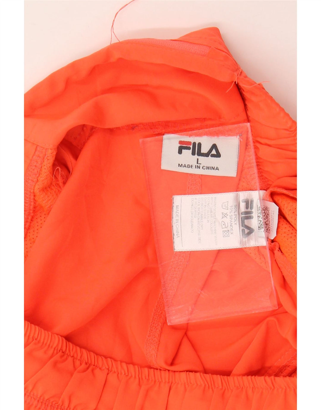 FILA Short de sport homme grand orange polyester