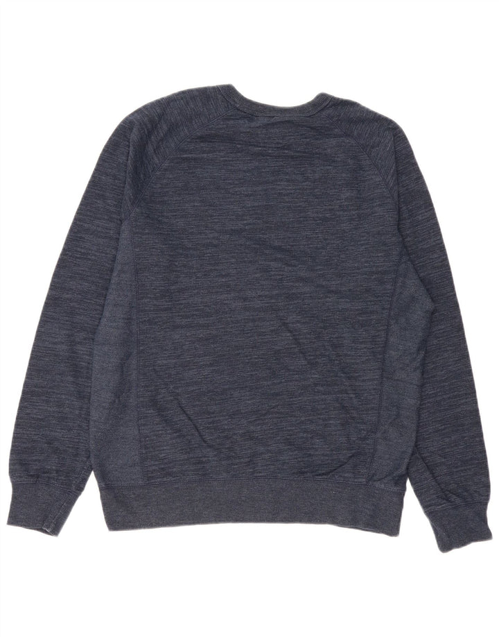 Champion Sweat-Shirt Homme Bleu Marine Moucheté Coton