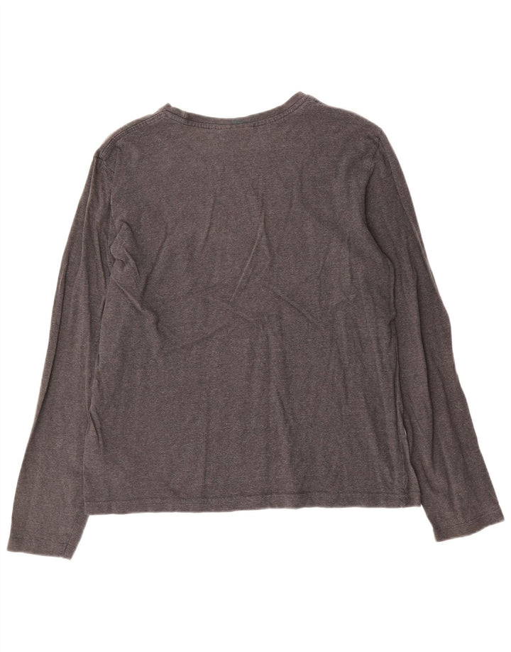 LOTTO Haut à manches longues pour femme UK 44 Large Gris Coton
