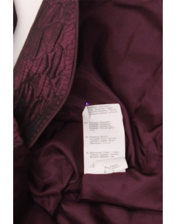 Gerry Weber Veste blazer à 2 boutons pour femme UK 12 Violet moyen Polyester