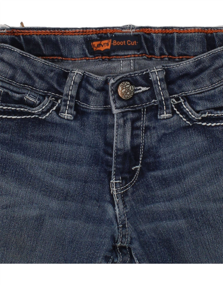 LEVI'S Boys Denim Shorts 7-8 Years W22 Blue Cotton Vintage Levi's and Second-Hand Levi's from Messina Hembry 