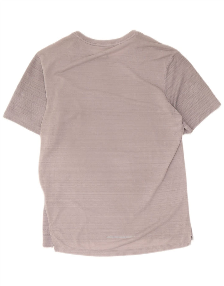Nike Hommes Dri Fit T-Shirt Haut Petit Gris Moucheté Polyester