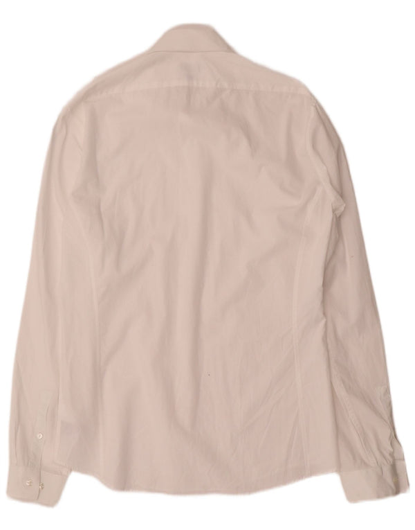 Calvin Klein Chemise extra slim fit pour homme Taille 39 15 1/2 Coton blanc moyen