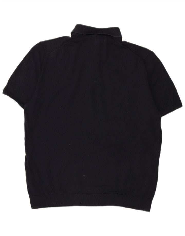 Marks & Spencer Polo Homme Bleu Marine Moyen Coton