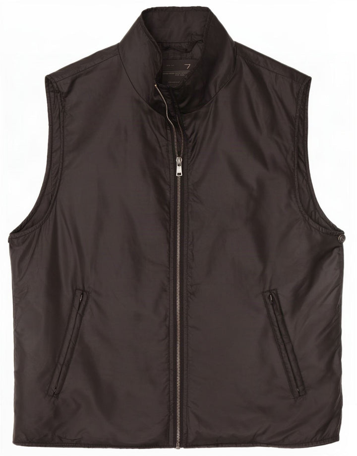 Marlboro Classics Gilet Homme EU 50 Grand Noir Polyester