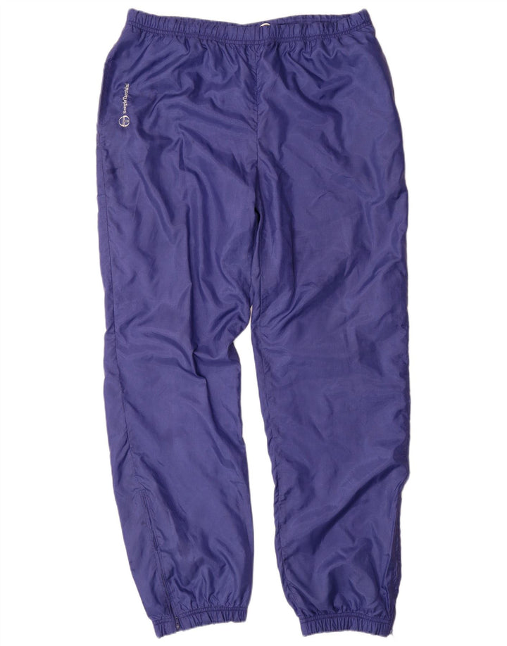 SERGIO TACCHINI Mens Tracksuit Trousers Joggers IT 54 XL Blue Polyamide