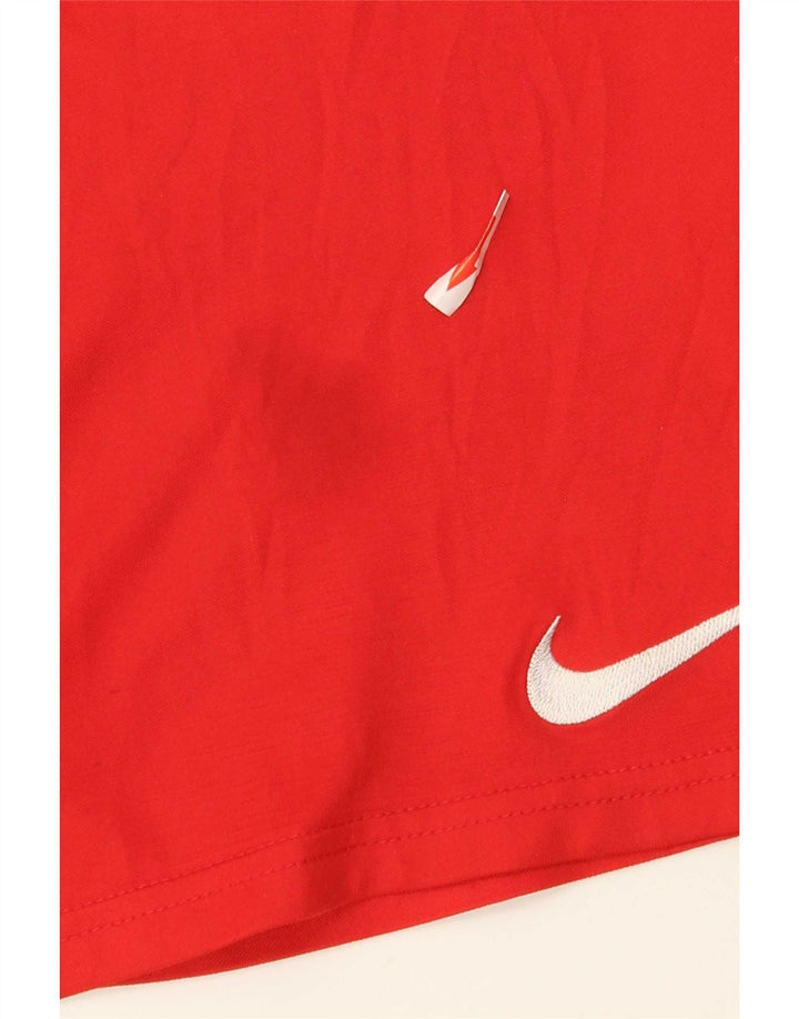 Nike Short de sport Dri Fit pour homme en polyester rouge Taille L