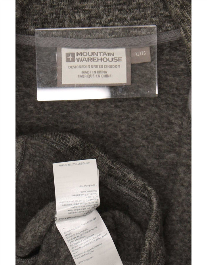 Mountain Warehouse Veste de Survêtement Homme XL Gris Moucheté Polyester
