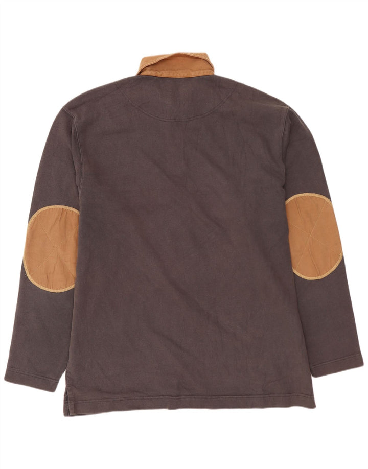 MURPHY & NYE Polo de Rugby Graphique Sailmakers pour Hommes 2XL Gris Colorblock