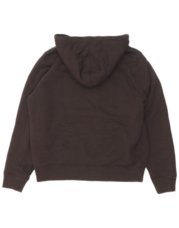 Gap Pull à capuche zippé graphique pour homme XL en coton noir