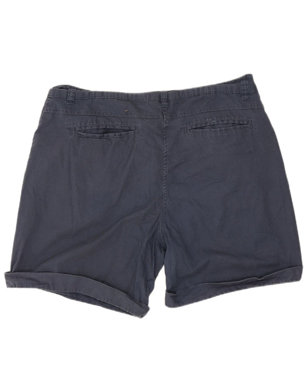 Mountain Warehouse Short décontracté pour femme UK 14 Large W32 Bleu marine en coton