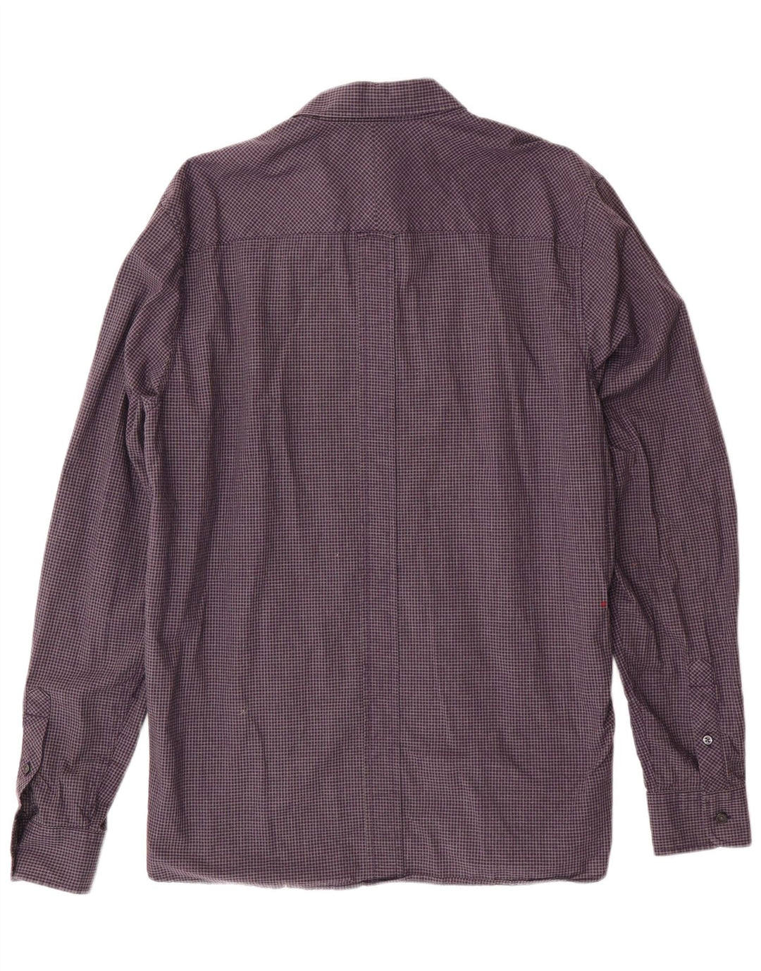 FRED PERRY Chemise Homme Large Vichy Violet Coton