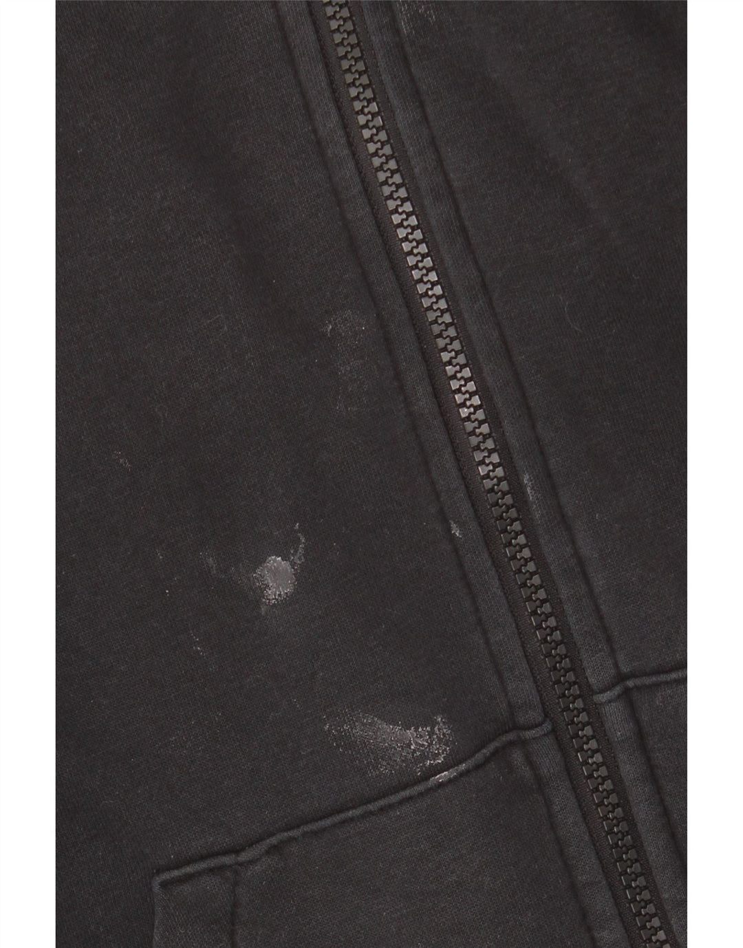 NIKE Pull à capuche zippé surdimensionné pour femme UK 6 XS Coton noir