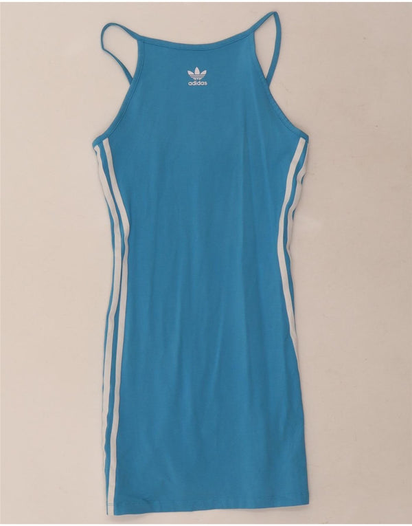 Adidas Robe de tennis pour femme UK 6 XS Bleu Coton