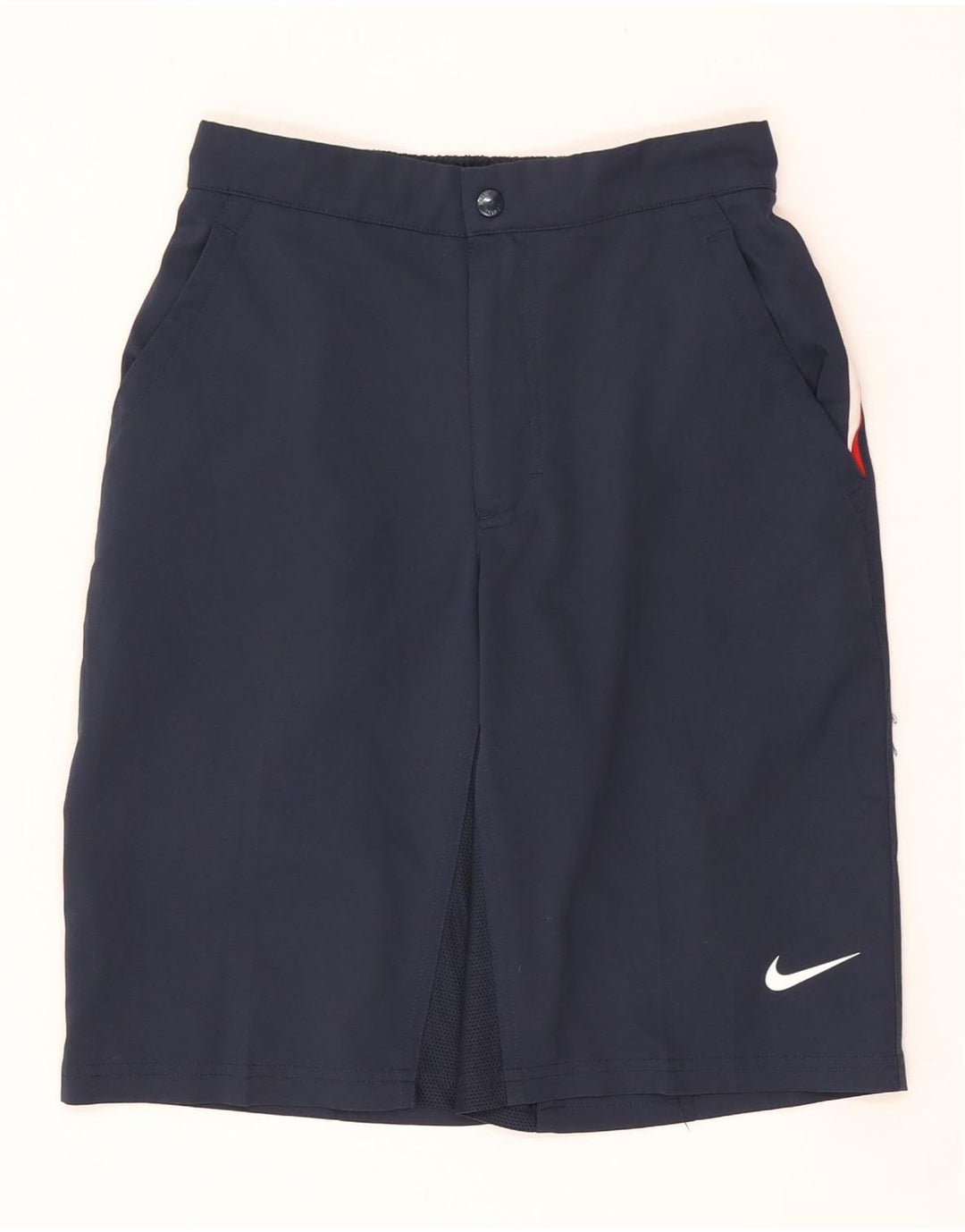 Nike Short Chino Dri Fit Femme XS W25 Bleu Marine Polyester