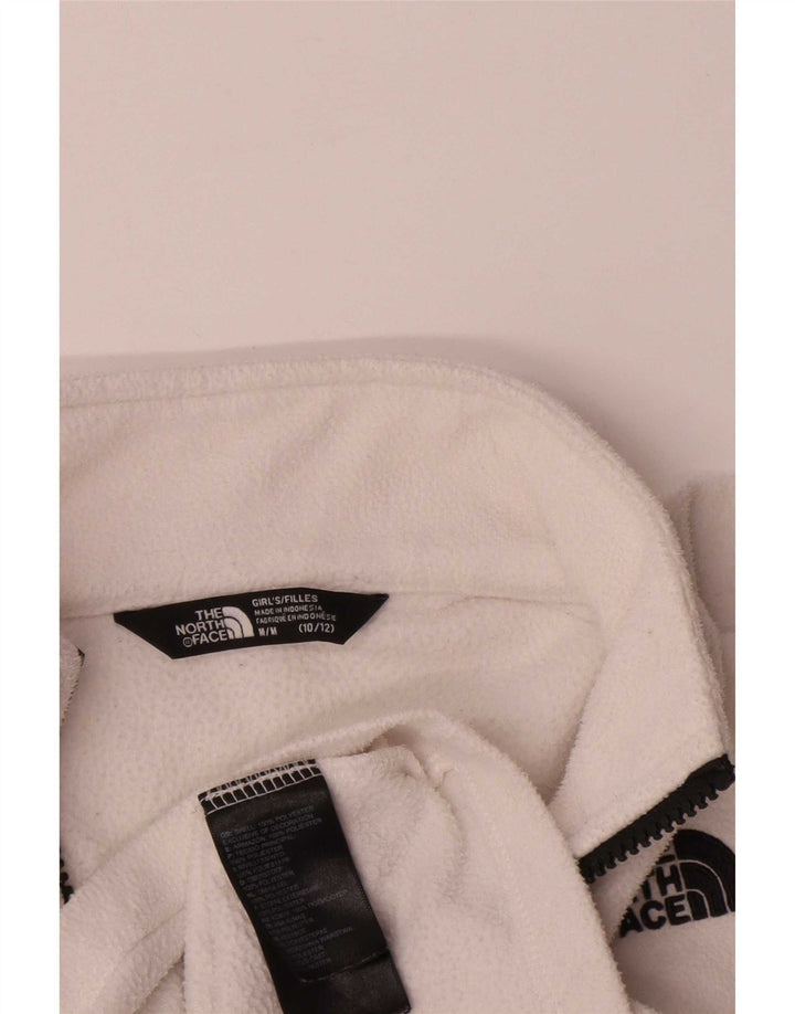 The North Face Veste Polaire Fille 9-10 ans Blanc Moyen Polyester