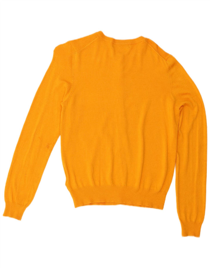 Marks & Spencer Pull cardigan coupe régulière pour femme UK 12 Jaune moyen