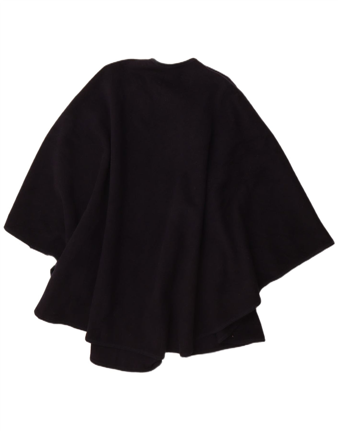 vintage Femme Poncho Manteau Taille Unique Bleu Marine