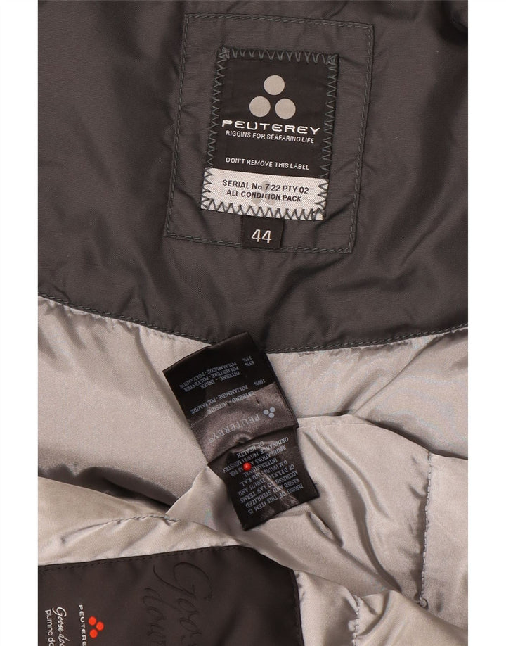 PEUTEREY Parka matelassée à capuche pour femme IT 44 Gris Moyen Polyamide
