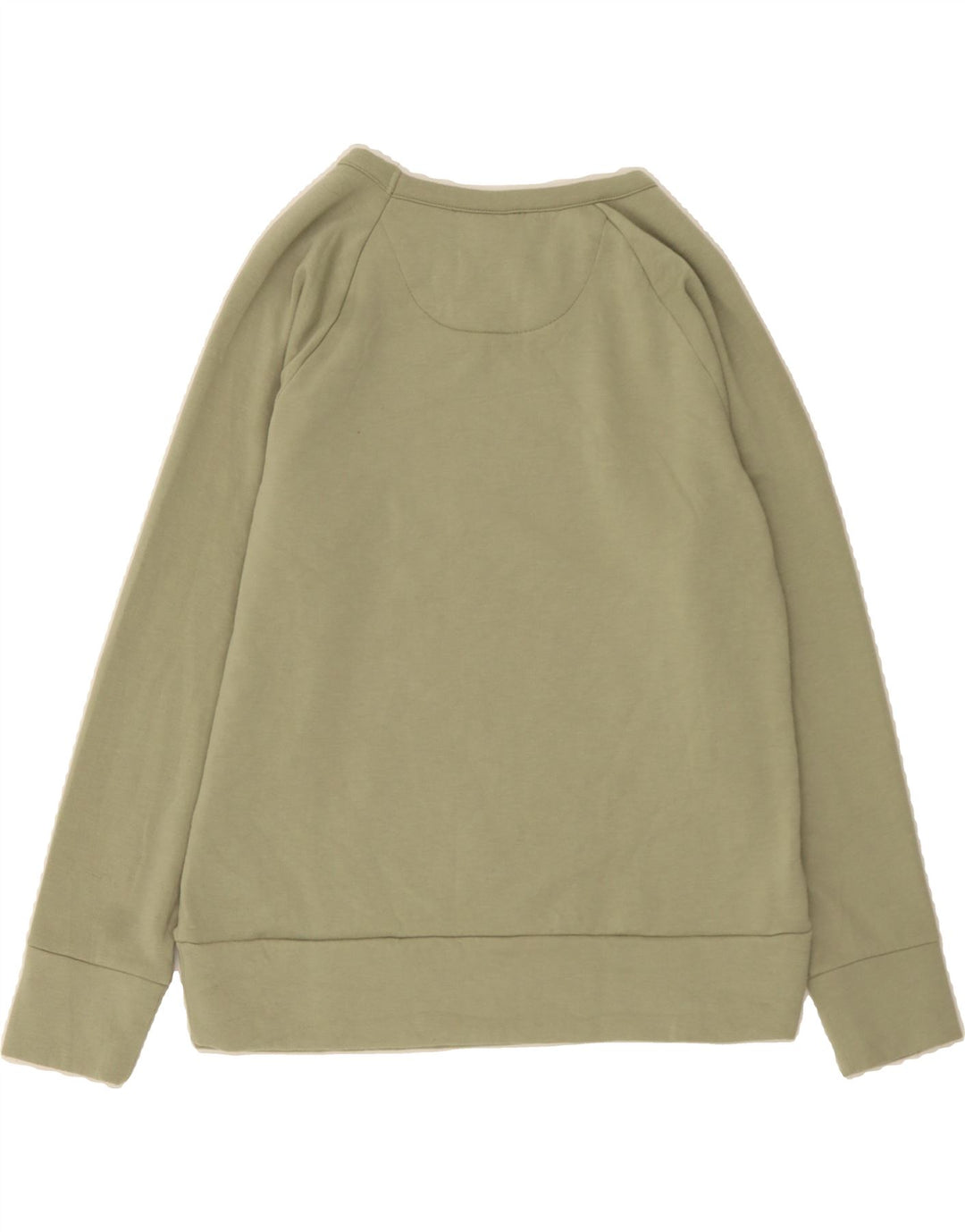 EDDIE BAUER Womens Oversized Sweatshirt Jumper UK 10 Small Green Polyester Vintage Eddie Bauer and Second-Hand Eddie Bauer from Messina Hembry 