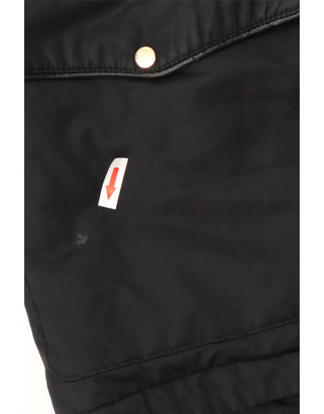 Zara Parka à capuche pour femme UK 10 Small Noir
