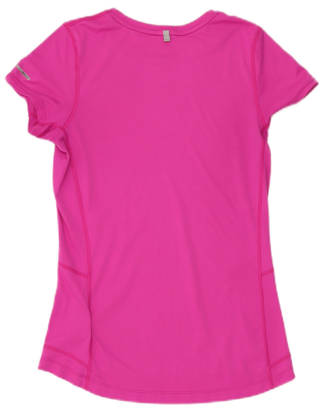 NIKE T-shirt Dri Fit pour femme UK 8 Petit Rose Polyester