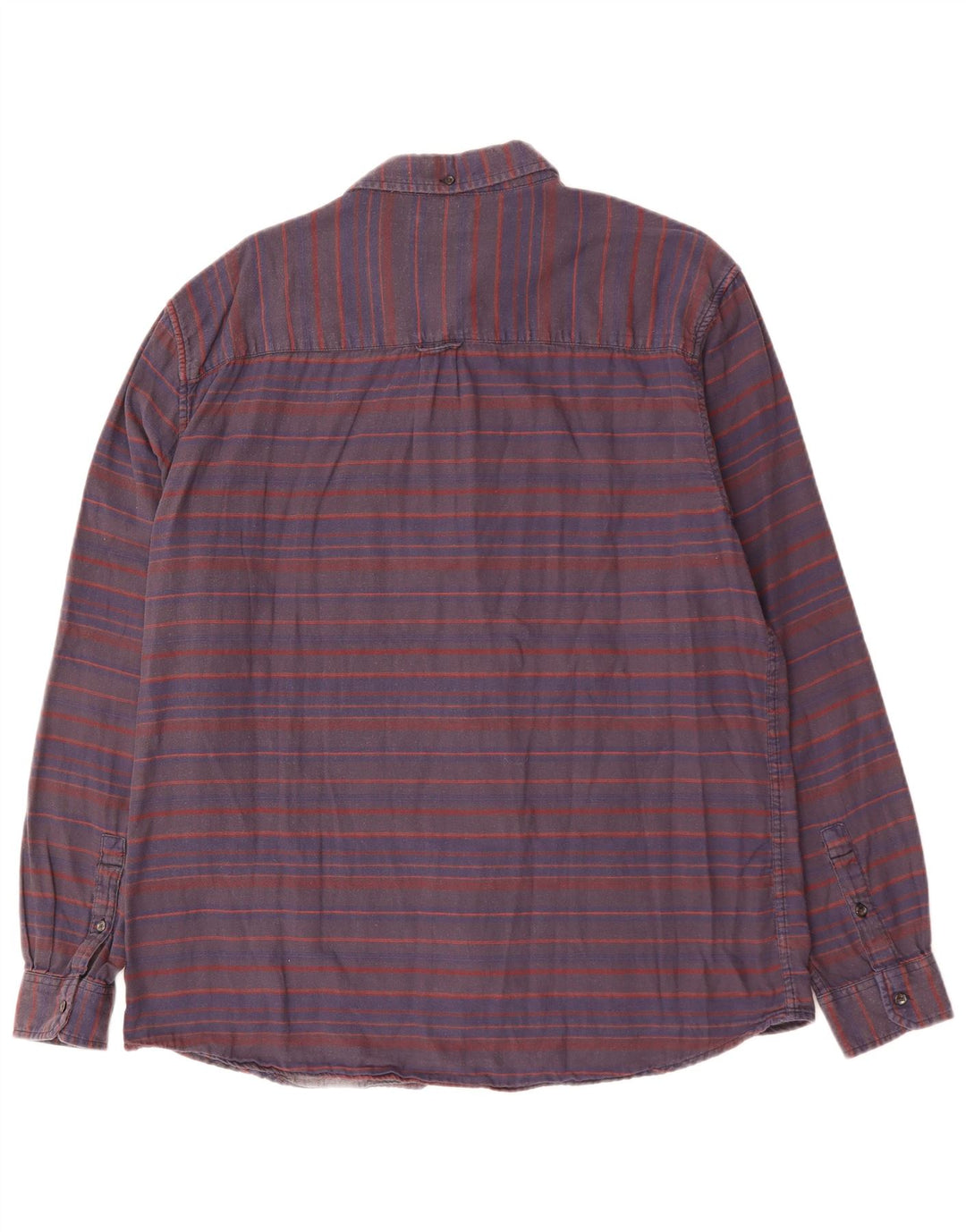 WRANGLER Chemise Regular Fit Homme 2XL Coton Rayé Bleu Marine