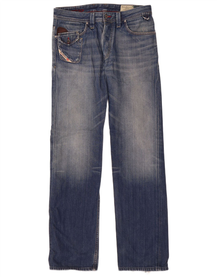 Diesel Jean Droit Lugger W30 L34 Homme Bleu Coton