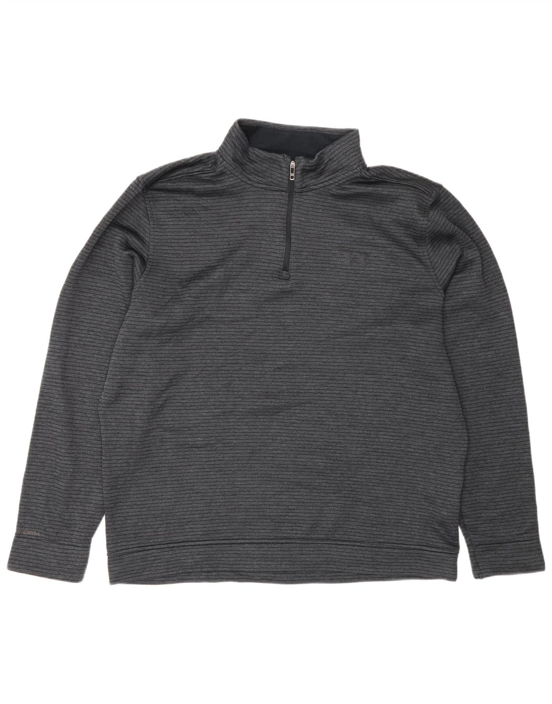 Under Armour Haut de Survêtement Storm-Fit Zip Neck Pull Homme Gris Rayé XL