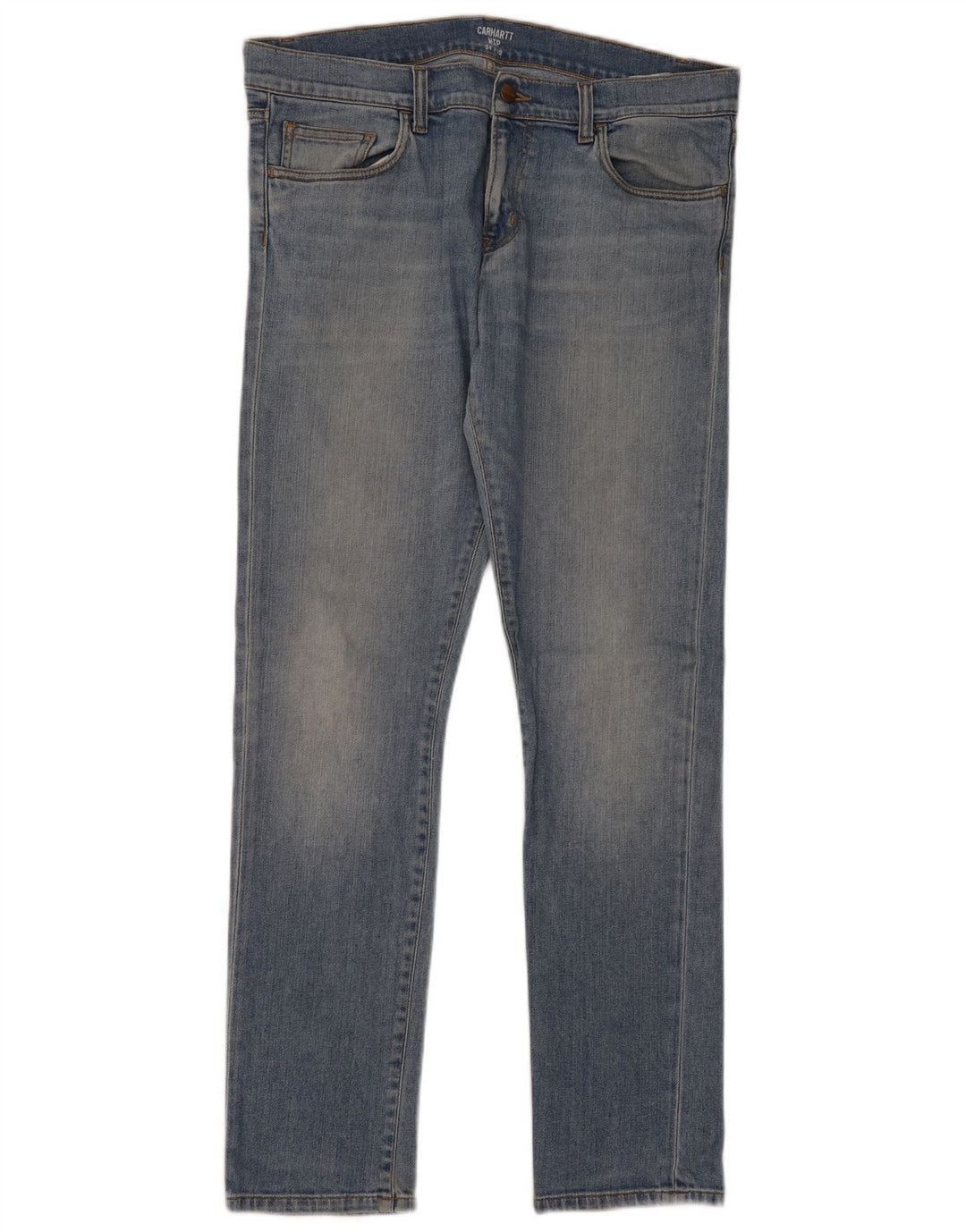 CARHARTT Jean Slim Wip Homme W34 L32 Bleu Coton